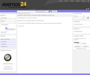 prada-eyewear.com: eyemax24 - maximum sight :: Sonnenbrillen, Brillen, Kontaktlinsen und vieles mehr
eyemax24 - maximum sight :: Sonnenbrillen, Brillen, Kontaktlinsen und vieles mehr