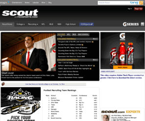 horseracingscout.com: Scout.com - College and High School Football, Basketball, Recruiting, NFL, and MLB Front Page
The Scout.com Network covers college, NFL, MLB, high school, recruiting, and much more