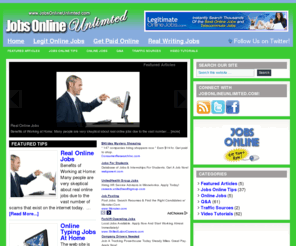 jobsonlineunlimited.com: JobsOnlineUnlimited — Jobs Online Unlimited, your source for the best Online Jobs research.
Jobs Online Unlimited, your source for the best Online Jobs research.