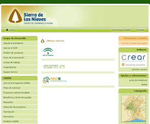 sierranieves-desarrollo.com: Grupo de Desarrollo Rural Sierra de las Nieves
Grupo de Desarrollo Rural Sierra de las Nieves
