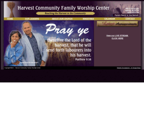 hcfwc.org: Harvest Community Family Worship Center - Raeford North Carolina - Pastor Lisa Barnett
