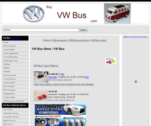 buyvwbus.com: VW Bus Store | VW Bus
VW Bus online store. Buy VW Bus online at the Internets Premier VW Bus Store