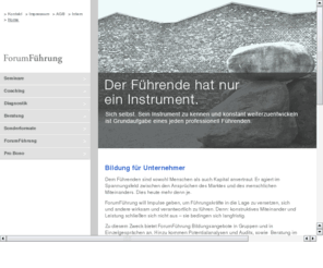 forum-fuehrung.net: Forum Fhrung
ForumFhrung ist eine Initiative, die sowohl aktive als auch zuknftige Fhrende besser in die Lage versetzen will, andere zu fhren.