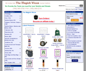 magicwicca.com: Welcome to The Magick Wicca
wicca products, cauldrons, oils, candles, Incense, Figure Candles, Libros, Aceites, Tarot Cards, Books on Herbs, Statues,  Anna Riva oils