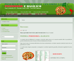 pomodorobasilico.com: PIZZERIA POMODORO E BASILICO  ROZZANO ASPORTO
PIZZERIA POMODORO E BASILICO ROZZANO ASPORTO PIZZA