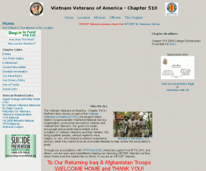 vva510.org: Vietnam Veterans of America - Chapter 510 Vietnam Veterans of America - Chapter
510 - Supporting All Vietnam Veterans and OIF, OEF returning Veterans
The Official Web Site of the Vietnam Veterans of America Chapter 510, Cedar Grove, NJ - Supporting All Vietnam Veterans and OIF, OEF returning Veterans