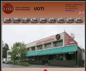 uoti.net: Hotelli ravintola Uoti
hotelli ravintola palveluita sysmä