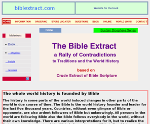 biblextract.com: Welcome to the rally of contradictions to the world history
The bible extract - a rally of contradictions to traditions and the world history