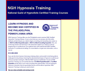 learnhypnosisny.com: NGH Hypnosis Training - Learn Hypnosis with Certified National Guild of Hypnotists Training Classes in Philadelphia, Pennsylvania
Learn Hypnosis with NGH Hypnotism and Hypnotherapy Training Courses in Philadelphia, PA. Become a Certified Hypnotist or Certified Hypnotherapist in the Philadelphia area.