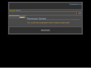 chubshuffle.com: Welcome    [Chubshuffle]
