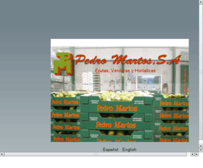 pedromartos.es: Pedro Martos, S.A. Venta de cosecha propia de Frutas, Verduras y Hortalizas. Parque Natural de Cabo de Gata-Nijar, Almeria (España)
Pedro Martos. Venta de cosecha propia de tomates, verduras, frutas y hortalizas. Disponemos de un servicio de colaborador con otras empresas. Productos del Parque Natural Cabo de Gata-Nijar, Almeria - España