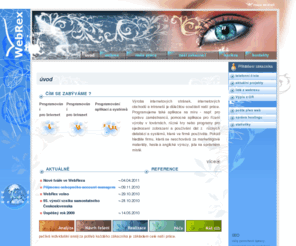 worldwidewebrex.com: WebRex - výroba internetových stránek - úvod
Editační systém N.E.S.P.I., Zaručuje 100% kontrolu nad obsahem a strukturou Vašeho webu. Umožní Vám editovat všechny texty, obrázky i tabulky na stránkách, přidávat/ubírat/mazat položky menu, definovat uživatele a jejich přístupová práva jen k vybraným částem stránek.