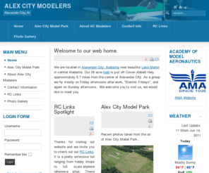 acmodelers.org: Alex City Modelers
Alex City Modelers is a site dedicated to supporting the Alex City Modelers radio control model airplane club.