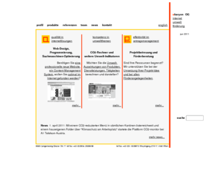 akaryon.info: akaryon | internet, umwelt, förderungen
Qualität im Internet, Kompetenz in Umweltthemen, Kreativität in Visualisierungen:
Homepages, Webdesign, Internetlösungen, Informationssysteme, Webmarketing, webgestützte Umwelt Evaluations-Systeme, Energie-/CO2-Bilanzen, Multimedia, Ausstellungs-Software.
Oststeiermark, Pischelsdorf, Graz, Langenwang, Wien / Österreich