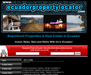 equadorpropertylocator.com: Ecuador Property For Sale, Beachfront Real Estate In Ecuador, Ecuador Properties
Ecuador Property For Sale, Beachfront Real Estate In Ecuador, Ecuador Properties