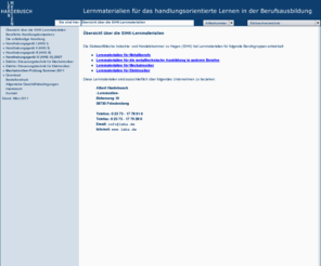 lernmedienhardebusch.com: Hardebusch Lernmedien - Lernmaterialien für das handlungsorientierte Lernen in der Berufsausbildung
Lernmedien Hardebusch - Lernmaterialien für das handlungsorientierte Lernen in der Berufsausbildung