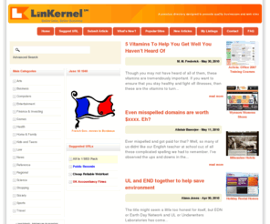 linkernel.com: LinKernel Premium Business Web Directory
Premium Web Directory designed to promote quality businesses and websites