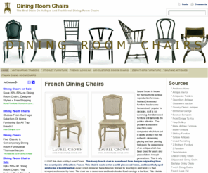 thediningroomchairs.com: Dining Room Chairs
The Best Deals On Antique And Traditional Dining Room Chairs