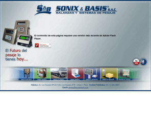 sonixbasis.com: SONIX & BASIS | Balanzas y sistemas de pesaje
