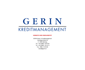 conforex.com: GERIN Asset Management - Kreditmanagement
Kreditmanagement - Professionelles Devisenmanagement fr Anleger & Kreditnehmer