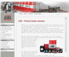 exel-lubricants.com: Exel Lubricants - Home
Exel Lubricants. Professionals in lubrication, export worldwide.