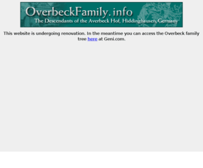 overbeckfamily.info: OverbeckFamily.info
