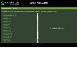 reklamagi.net: Alanadları.biz | Satılık Alan Adları, Satılık Domainler
Satılık, değerli alan adları...