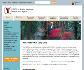 campdeka.ca: YMCA of Greater Vancouver
