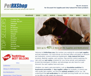 petrxshop.com: Buy DISCOUNT PET SUPPLIES And Meds For All Your Animals at Pet Rx Shop.
Buy discount dog and cat supplies and meds at Pet Rx Shop. Buy pet meds and Veterinary pet supplies with Medivet for all your animals and save.