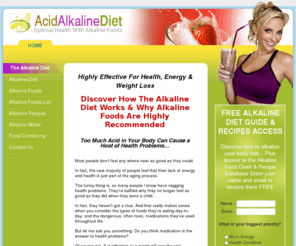 alkalineenergydiet.com: Acid Alkaline Diet Foods
Information and recipes for losing weight with the Acid Alkaline Energy Diet.