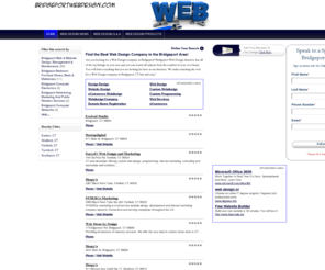 bridgeportwebdesign.com: Bridgeport Web Design | Find a top Web Design in Bridgeport,CT
Bridgeport Web Design - Let us help you find the top Web Design in Bridgeport, CT.  Find addresses, phone numbers, driving directions, reviews and ratings on bridgeportwebdesign.com