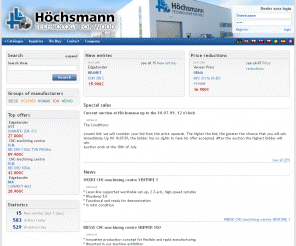 hoechsmann.com: Höchsmann - second-hand woodworking machinery
Used woodworking machinery, Valuation and marketing, Purchase and sale, Reconditioning and service.