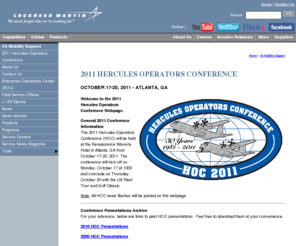 c130hoc.com: 2011 Hercules Operators Conference
Website for 2011 Hercules Operators Conference