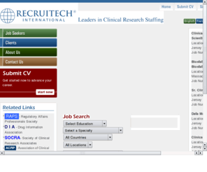 clinicalsites.net: Recruitech International is the world leader in Clinical Staffing
Recruitech International is the world leader in Clinical Staffing
