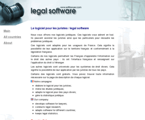 softlawyer.com: Le logiciel pour les juristes est présenté sur ce site. Legal software
'gtLe logiciel, pour, les juristes. La calculatrice des jours. L`éditeur des fêtes