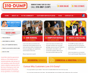 solutioninabag.com: 310-Dump :: Junk Removal Dumpster Rentals Garbage Waste Trash Removal Service
Junk Removal and Dumpster Rentals - Edmonton AB, Calgary AB, Toronto ON, If you've got junk, 310-DUMP will take it to the dump! Call Us today at 310-3867. We are a junk removal company, helping folks like you say goodbye to garbage. Whether you're after full-service junk removal or bin/dumpster rentals... 310-DUMP has got you covered. Happy hauling!