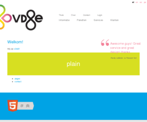 vd-e.com: vD&E
van Diepen & Eissens Webdevelopment