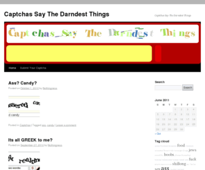 cstdt.com: Captchas Say The Darndest Things
