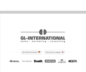 lentz-home-design.com: GL-International
GL-International entwickelt Produkte, bert internationale Hersteller von Elektrokleingerten und Haushaltswaren in Fragen des Vertriebs und Marketings und verkauft die Produkte an den Handel und Importeure in Europa.