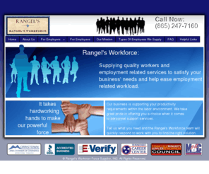 rwforce.com: Morristown TN Jobs - Hiring in Eastern Tennessee - Rangel's Workman Force Supplier
Rangels workforce supplier in East Tennessee provides quality employees to employers and great jobs to employment seekers. We are proud to be a part of: Morristown are Chamber of Commerce, BBB, E-Verify, Tennessee Career Center, Tennessee Minority Supplier Development Council. 