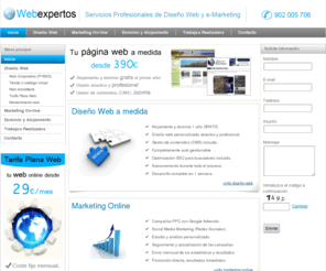 webexpertos.es: Inicio
Web Expertos, Empresa especializada en diseño de paginas web, marketing online (SEO, SEM) y hosting (alojamiento).