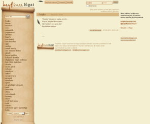 keyfincelugat.com: keyfince lugat | farklı sözlük
Keyfince Lugat