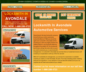 locksmithinavondale.com: Locksmith In Avondale - Locksmith In Avondale AZ - 1-888-288-4723
Locksmith In Avondale Call Toll Free Number 1-888-288-4723. We have the fullest diversity of locksmith solutions and have the widest coverage of locksmith services in Avondale, AZ and nearby areas. 