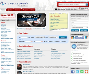 ticketmichigan.com: Tickets at TicketNetwork | Buy & sell tickets for sports, concerts, & theater!
Buy and sell tickets at TicketNetwork.com!  We offer a huge selection of sports tickets, theater seats, and concert tickets at competitive prices.