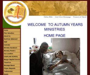 ay-ministries.org: Autumn Years Ministries - A Nursing Home Ministry
Website For Autumn Years Ministries