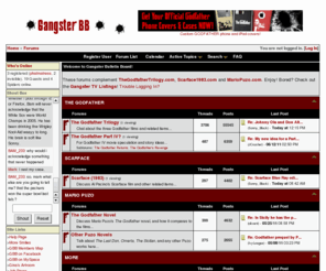 gangsterbb.net: GangsterBB.NET -  GangsterBB.NET Forums for Mafia Movies & More
GangsterBB.NET - Message Board for Mafia Movies & More