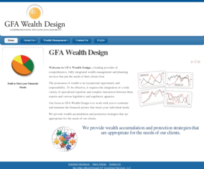 gfawd.com: GFA Wealth Design
Global Financial Wealth Design (GFAWD), a leading provider of comprehensive, fully integrated wealth management services to clients of significant net worth.