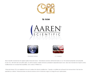 oii-iol.com: Aaren Scientific: Intraocular Lenses
Aaren high-quality intraocular lenses for use in cataract and refractive surgery.