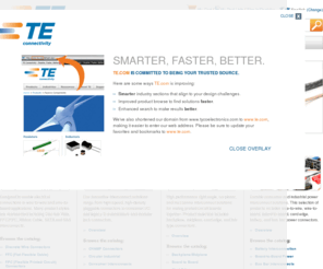 pandbrelays.net: Connectors & Connector Components - TE
Global provider of engineered electrical connectors for thousands of consumer and industrial products.
