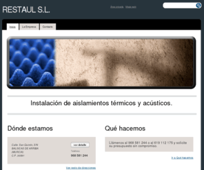 restaul.com: inicio - RESTAUL S.L.
